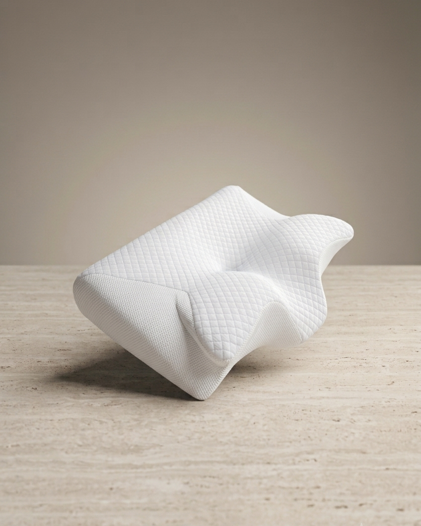Oreiller cervical ergonomique Sleebo Restore, coloris Blanc
